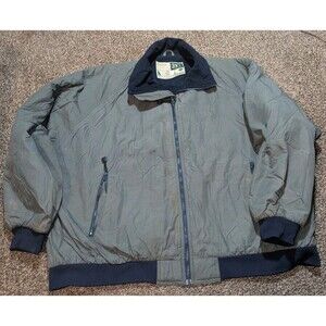 Wear Guard Vintage Bomber Jacket Lined  Mens 3XL Grey Blue